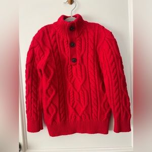 GAP boys winter red sweater